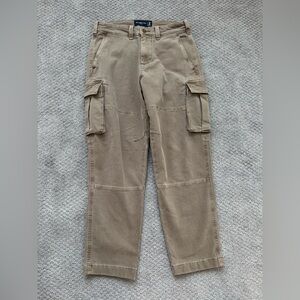 Abercrombie & Fitch Tan Stretch Cargo Pants